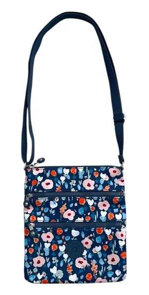 Kipling Keiko Crossbody Purse Bustling Petals Floral Lightweight Bag Adjustable thumbnail 1