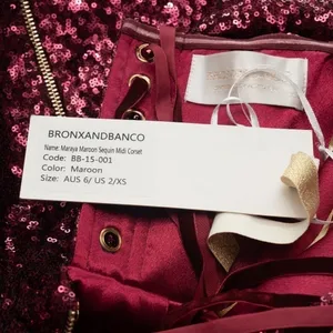 Bronx and Banco Maraya Sequin‎ Strapless Midi Dress thumbnail 15