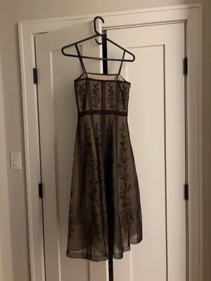 BCBGMAXAZRIA lace midi dress thumbnail 2