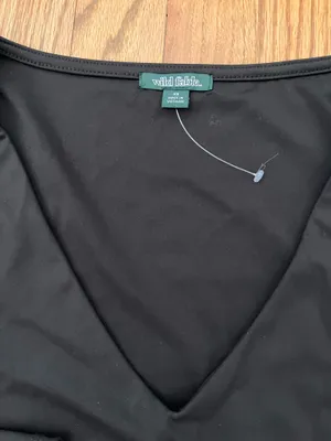 NWOT Espresso Brown V-Neck Long Sleeve thumbnail 2
