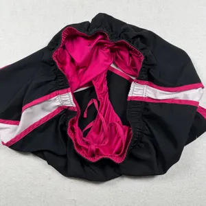 Nike Dri-FIT Running Shorts Women’s Large Black Pink Lined Athletic Shorts thumbnail 4