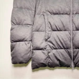 Uniqlo Gray Puffer Hooded Jacket thumbnail 2