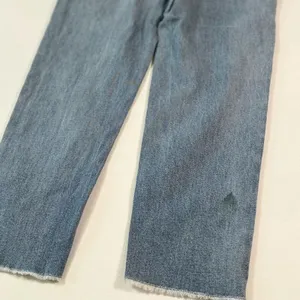 Something Navy Womens Jeans Blue Denim Straight Hi Rise Medium Wash Stretch 8 thumbnail 9