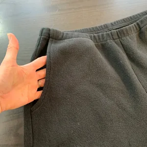 FH Clothing Co Black Ribbed Knit‎ Lounge Pants Women Large 100% Cotton Vermont thumbnail 9