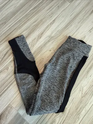 Beyond Yoga Grey Black Leggings XS thumbnail 10