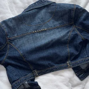 Studded Cropped Denim Jacket | American Rag Cie | Size M thumbnail 9