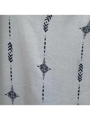 Maurices White Boho Print Short Sleeve V-Neck Tunic Top Plus Size 3X thumbnail 3