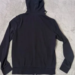 Armani Exchange Zip Up Hoodie Black Pink Logo‎ French Terry Sweatshirt Womens S thumbnail 5