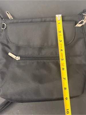 Travelon Anti-Theft Classic Mini Shoulder Bag Black RFID Crossbody Travel thumbnail 9