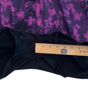Lululemon Hit Your Stride Skirt Breezie Regal Plum Black / Black Size 10 Skort thumbnail 15