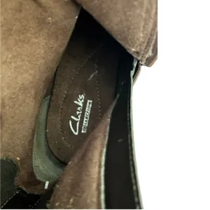 EUC‎ Clarks Tall Brown Leather Riding Boots Size 8.5 Equestrian Chic thumbnail 8