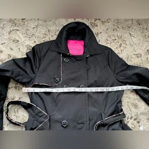 Stylish dressy BETSEY JOHNSON trench coat🔥🔥 thumbnail 13