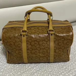 Celine PVC Classic Beige/Brown Duffel Bag thumbnail 2