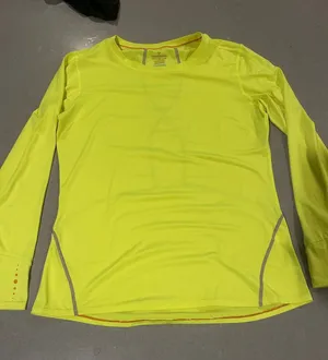 Tommie Copper Long Sleeve Athletic Shirt Yellow Cool‎ Copper Fabric Size L thumbnail 1