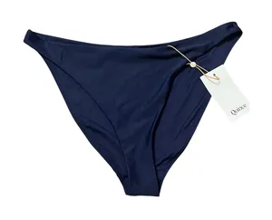 Quince Italian Low Rise Bikini Bottom in Deep Navy Size Large thumbnail 1