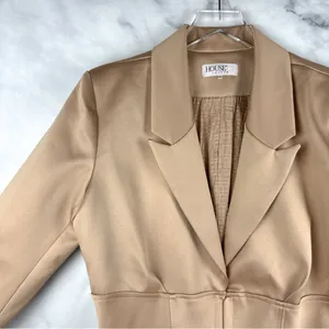 House of CB Allonia Corset Blazer Jacket Long Sleeved Dress Sexy Retro Glam L+ thumbnail 5