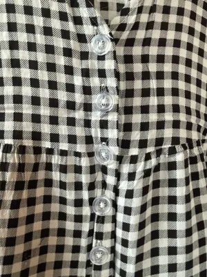 Urban Outfitters B&W Gingham Romper thumbnail 3