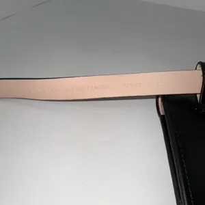 Calvin Klein Collection Black Leather Belt Bag Adjustable Waist thumbnail 6