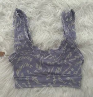 Skims Summer Mesh Collection Scoop Bralette Lilac Swirl Size XS thumbnail 1