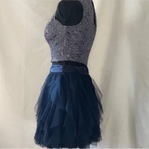 Teeze Me Mini Skirt Set Navy Size 0 thumbnail 3