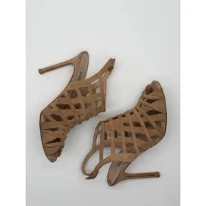 Manolo Blahnik Strappy‎ Heel Sandals Women 6 Y2K Cage Slingback Stiletto Heel thumbnail 4