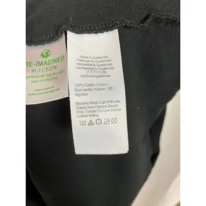 J.Crew Black Cotton Tiered Midi Dress Sz.L thumbnail 11