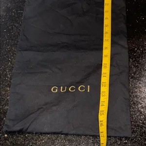 Gucci Black and Gold Embroidered Dust Bag thumbnail 3