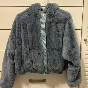 Free People Movement Blue Sherpa Jacket thumbnail 3