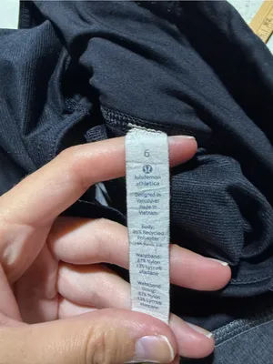 Lululemon grey Black Performance Running Shorts 6 thumbnail 7