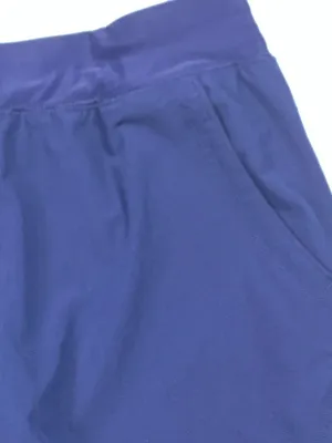Lands’ End Swim Shorts Women’s Size 8 Navy Blue 5” Inseam Stretch Pockets thumbnail 4
