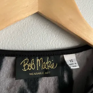 Bob Mackie Leopard Print Vest XS Black Gray Animal Print Zip Up Y2K thumbnail 3
