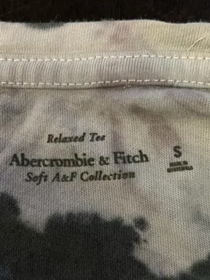 Selena Gomez Abercrombie & Fitch Shirt Womens Small Purple Tie Dye Tee Top thumbnail 6