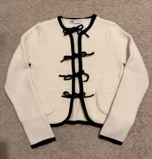 ZARA Tie cardigan thumbnail 2