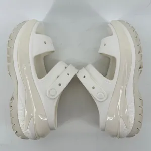 Crocs Mega Crush Platform Sandal White Women 8 Chunky Y2K Wedge Open Toe Heavy thumbnail 7