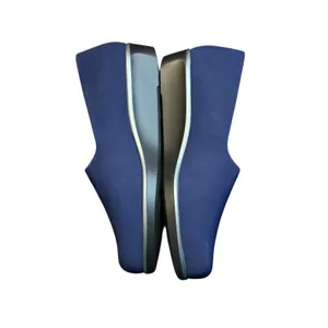 SAS‎ Shoes Womens Size 9.5WW Navy Slip On Dress Wedge Tripad Comfort Made in USA thumbnail 5