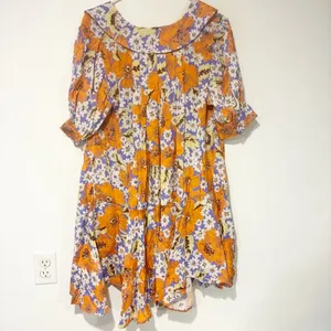 Free People Size Medium Sugar Crush Mini Dress Cobalt‎ Combo Floral thumbnail 8