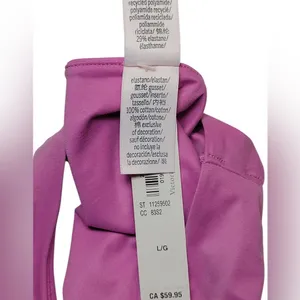 NWT Victoria's Secret with FeatherSoft Innovation Tank Pink Bodysuit Size:Large‎ thumbnail 8