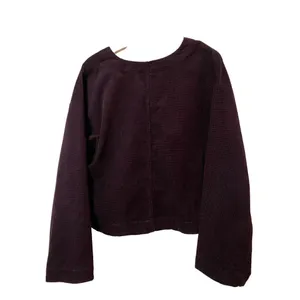 New Women's Madewell‎ Waffle-Knit Relaxed V-Neck Top Sz L thumbnail 9