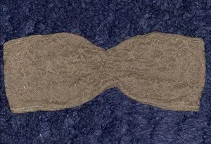 Dark Gray Lace Bandeau thumbnail 1