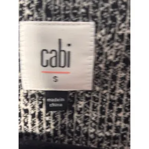 Cabi The Times Cardigan Jacket Blazer S Black White Textured Tiered‎ Academia thumbnail 7