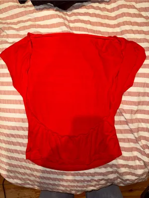 SheIn Red backless top thumbnail 3