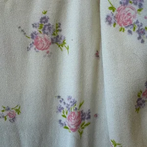 Reformation Floral Slip‎ Dress in Cream and Pink size 2 thumbnail 2