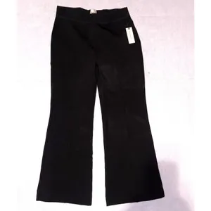 Maeve‎ Anthropologie the Margot Cropped Flare Pants Black Elastic Waist Size S thumbnail 4