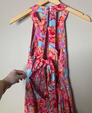 Anthropologie Abel The Label Floral Maxi Dress Size XS thumbnail 5
