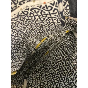 Vera Bradley Quilted Backpack Yellow Gray Floral Print Laptop School‎ Bag 15x11 thumbnail 11