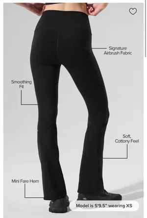 Alo Yoga Airbrush 7/8 High-Waisted Bootcut Leggings thumbnail 6