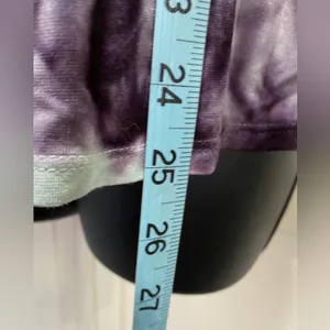 Trixie Tie Dye Purple/Teal Sleeveless Blouse‎ Beads Ribbon Embroidery Size M NWT thumbnail 6