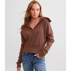 Free People Not So Ordinary Washed Hoodie Pullover Shirt Size S‎ thumbnail 2