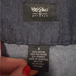 Mossimo Dark Blue Denim Skirt Size 4 thumbnail 3