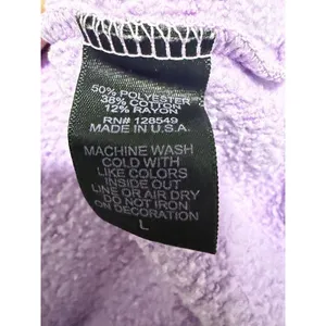 Aviator Nation Bolt Gradient Relaxed‎ Pullover Hoodie Neon Purple Size Large thumbnail 10